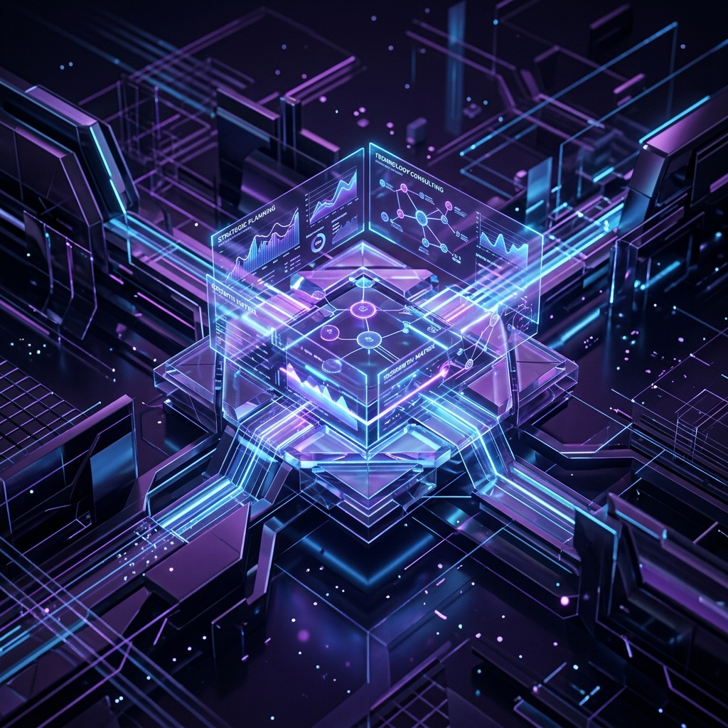 Ilustración de Consultoría Tech