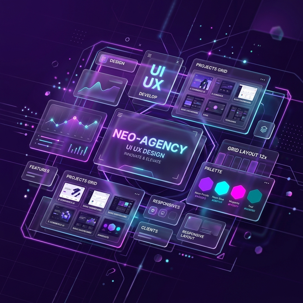 Ilustración de Diseño UI/UX